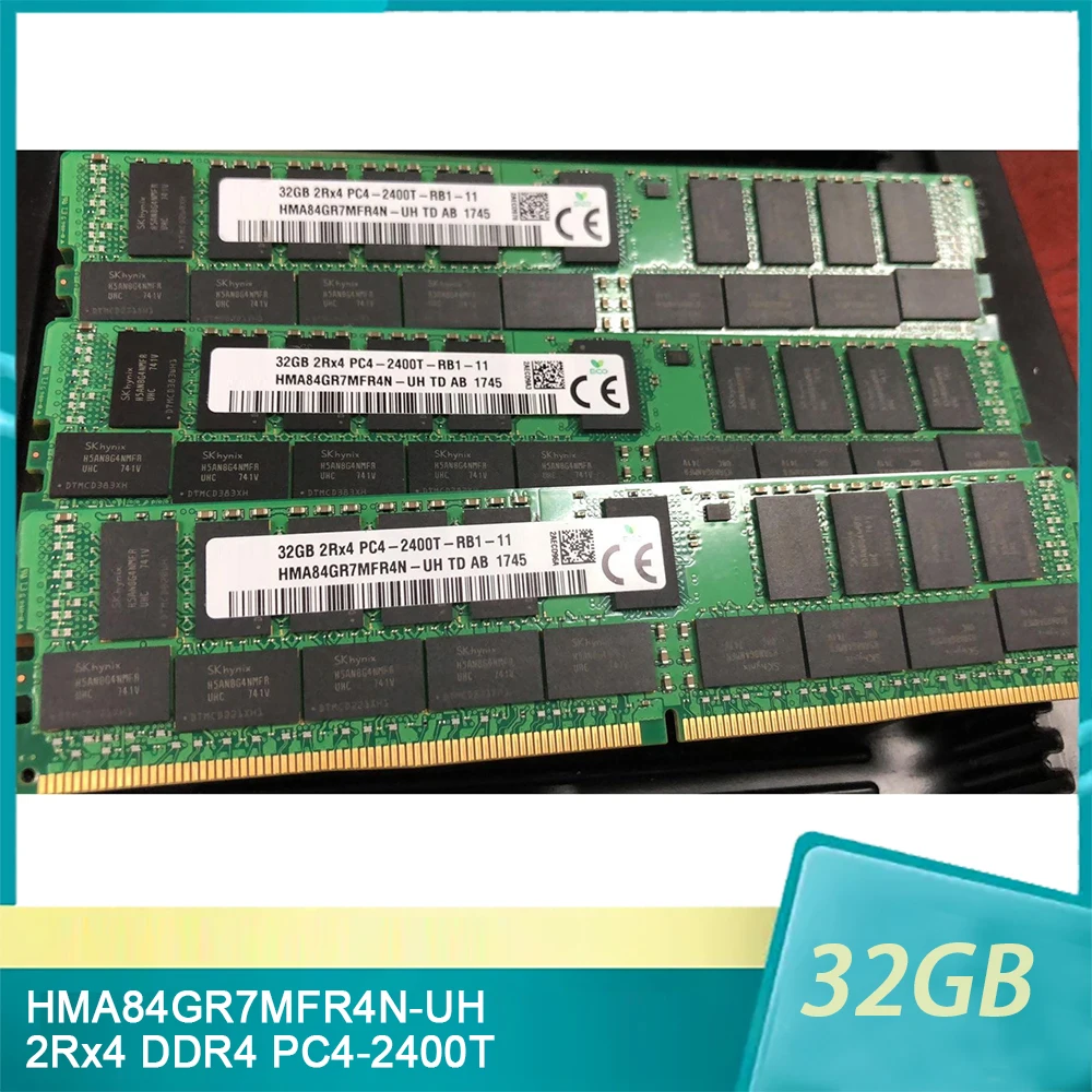 1Pcs For SK Hynix RAM HMA84GR7MFR4N-UH 32G 32GB 2Rx4 DDR4 PC4-2400T ECC Server Memory
1Pcs For SK Hynix RAM HMA84GR7MFR4N-UH 32G 32GB 2Rx4 DDR4 PC4-2400T ECC Server Memory