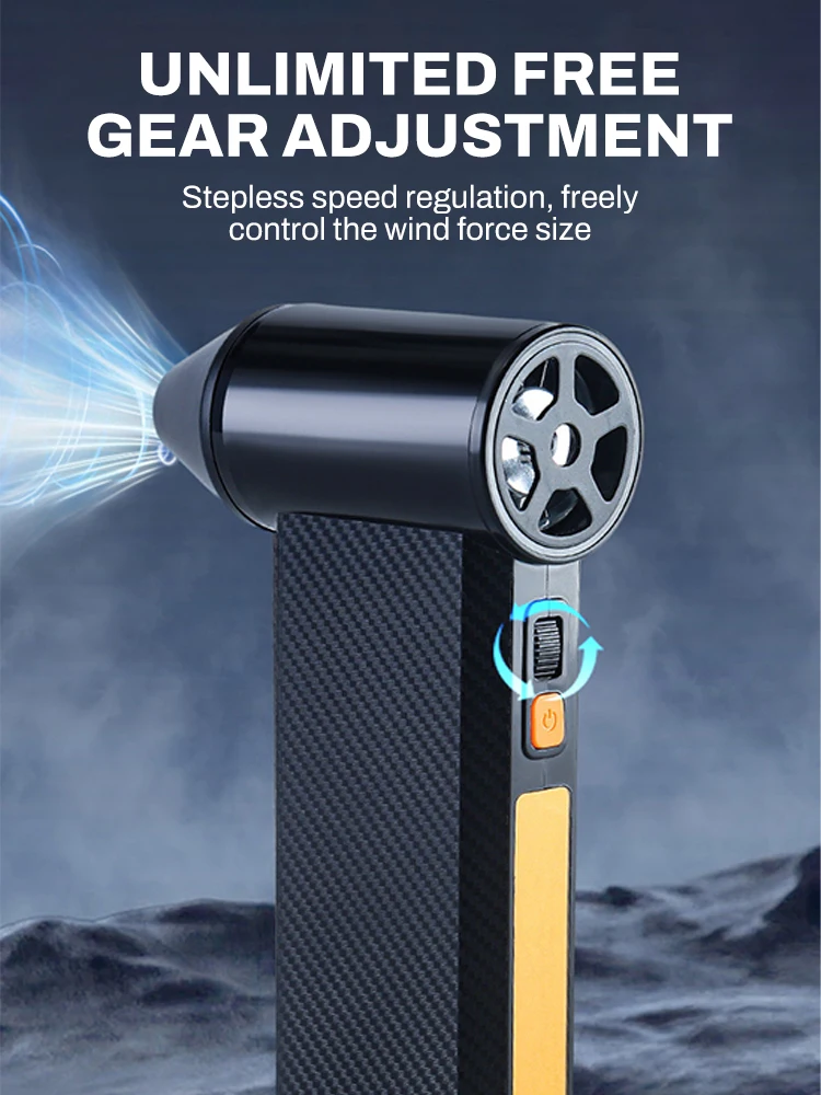 Mini Turbo Jet Fan 60M/S Portable Turbo Fan 650000RPM Jet Turbo Blower Brushless Motor Handheld Duct Fan Cleaning Tool Car Dryer
Mini Turbo Jet Fan 60M/S Portable Turbo Fan 650000RPM Jet Turbo Blower Brushless Motor Handheld Duct Fan Cleaning Tool Car Dryer