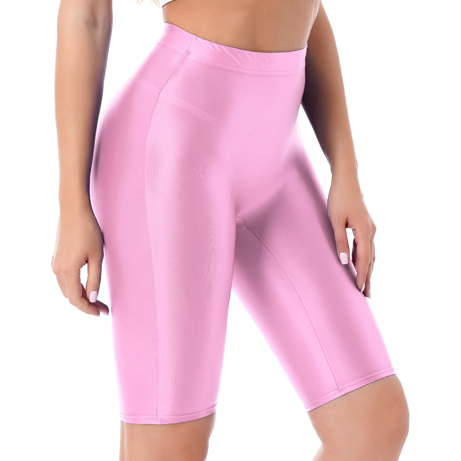 Women High Waist Sport Shorts Running Swim Trunks Elastic Waistband Yoga Workout Sports Bottoms Mid-half Tights Pants
Women High Waist Sport Shorts Running Swim Trunks Elastic Waistband Yoga Workout Sports Bottoms Mid-half Tights Pants