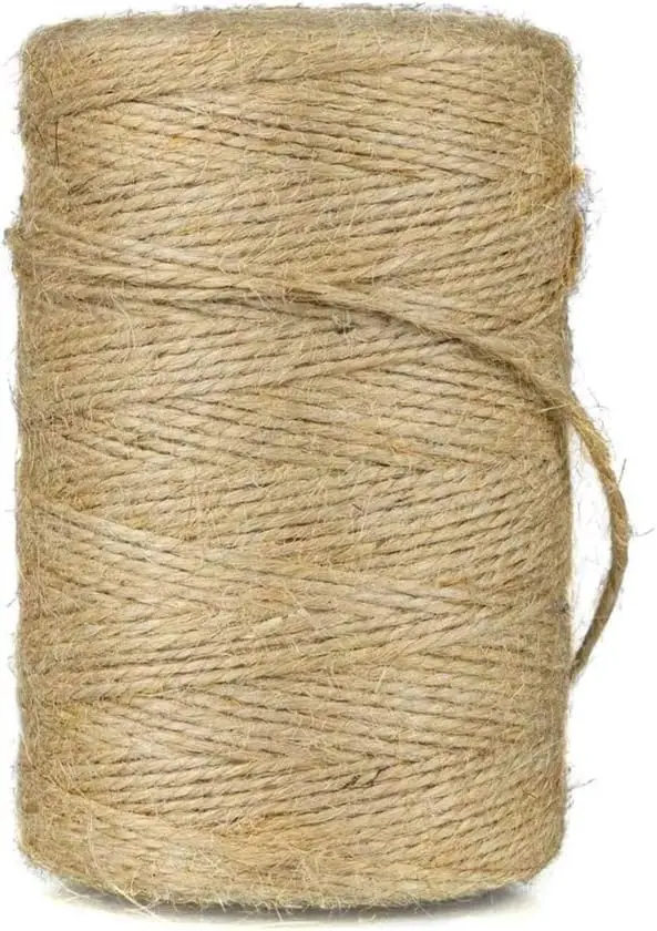 Natural Jute Twine 1mm 328ft - Eco-Friendly Craft String for Wrapping, Wedding, Garden & Home Decor
Natural Jute Twine 1mm 328ft - Eco-Friendly Craft String for Wrapping, Wedding, Garden & Home Decor