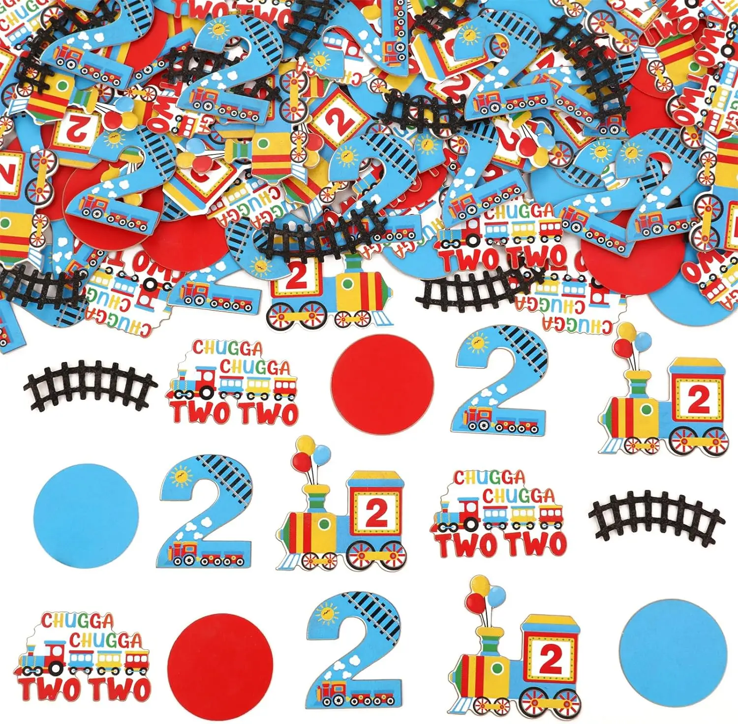 200PCS Train Table Confetti Chugga Chugga Two Two 2nd Birthday Decor Second Birthday Table Scatter Railroad Birthday Party
200PCS Train Table Confetti Chugga Chugga Two Two 2nd Birthday Decor Second Birthday Table Scatter Railroad Birthday Party