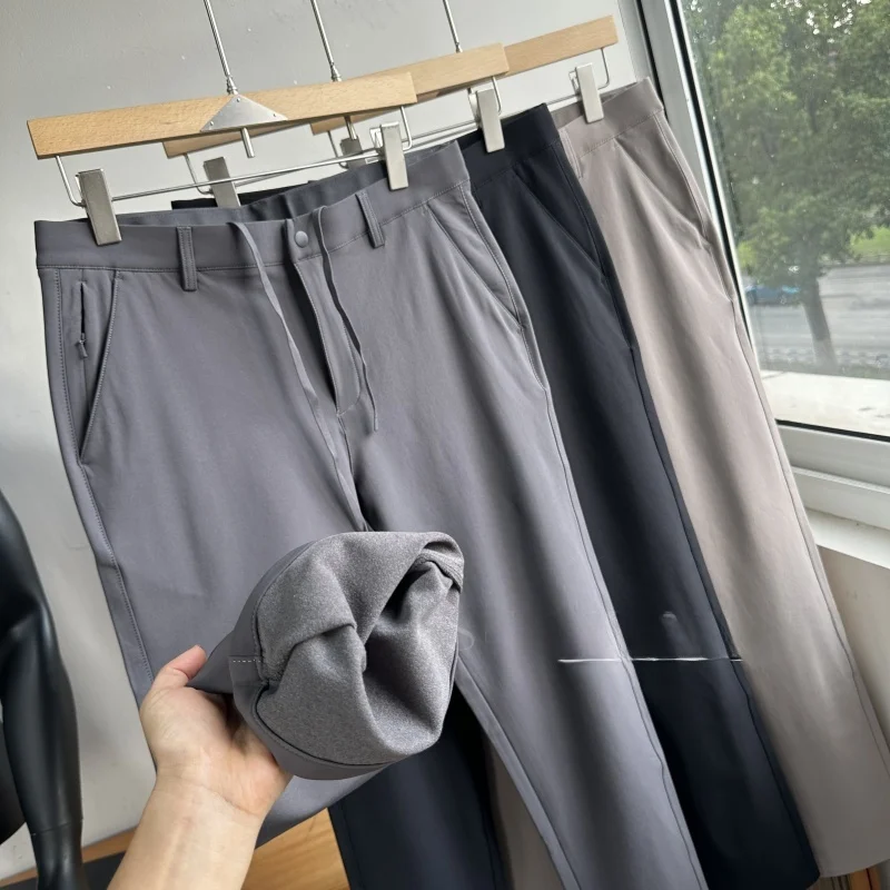 High-End Men's Comfortable Breathable Color Elastic Straight Leg Casual Pants Autumn Season Outdoor Style Polyester Blend
High-End Men's Comfortable Breathable Color Elastic Straight Leg Casual Pants Autumn Season Outdoor Style Polyester Blend