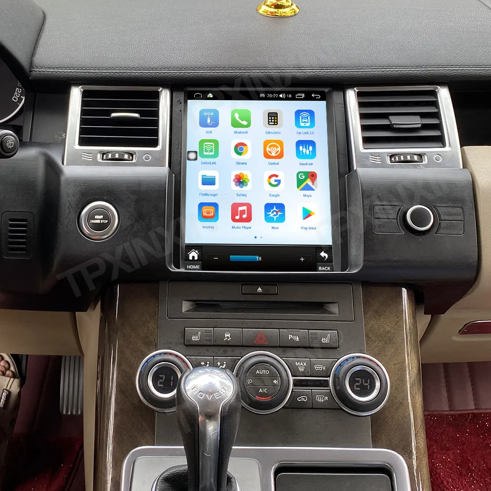 Android 14 Car Multimedia Player For Land Rover Sport 2010-2013 Touch Screen GPS Navigation AutoRadio Stereo Audio Head Unit DSP