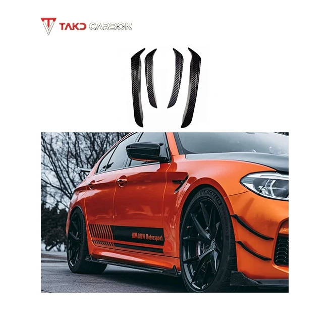 TAKD Carbon High Quality Rear Spoilers Dry Carbon Fiber Front Bumper Canards for bmws M5 F90 2018-2019
TAKD Carbon High Quality Rear Spoilers Dry Carbon Fiber Front Bumper Canards for bmws M5 F90 2018-2019