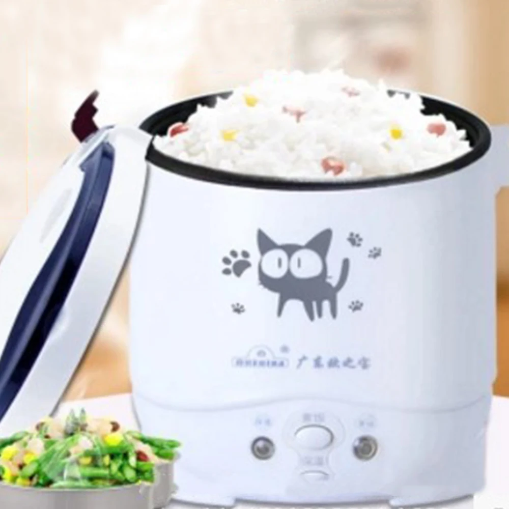 Portable Multifunction Rice Cooker 1L Water Food Heater Machine Lunch Box Warmer 1-2 People Cooking Machine for Home Car Truck
Portable Multifunction Rice Cooker 1L Water Food Heater Machine Lunch Box Warmer 1-2 People Cooking Machine for Home Car Truck