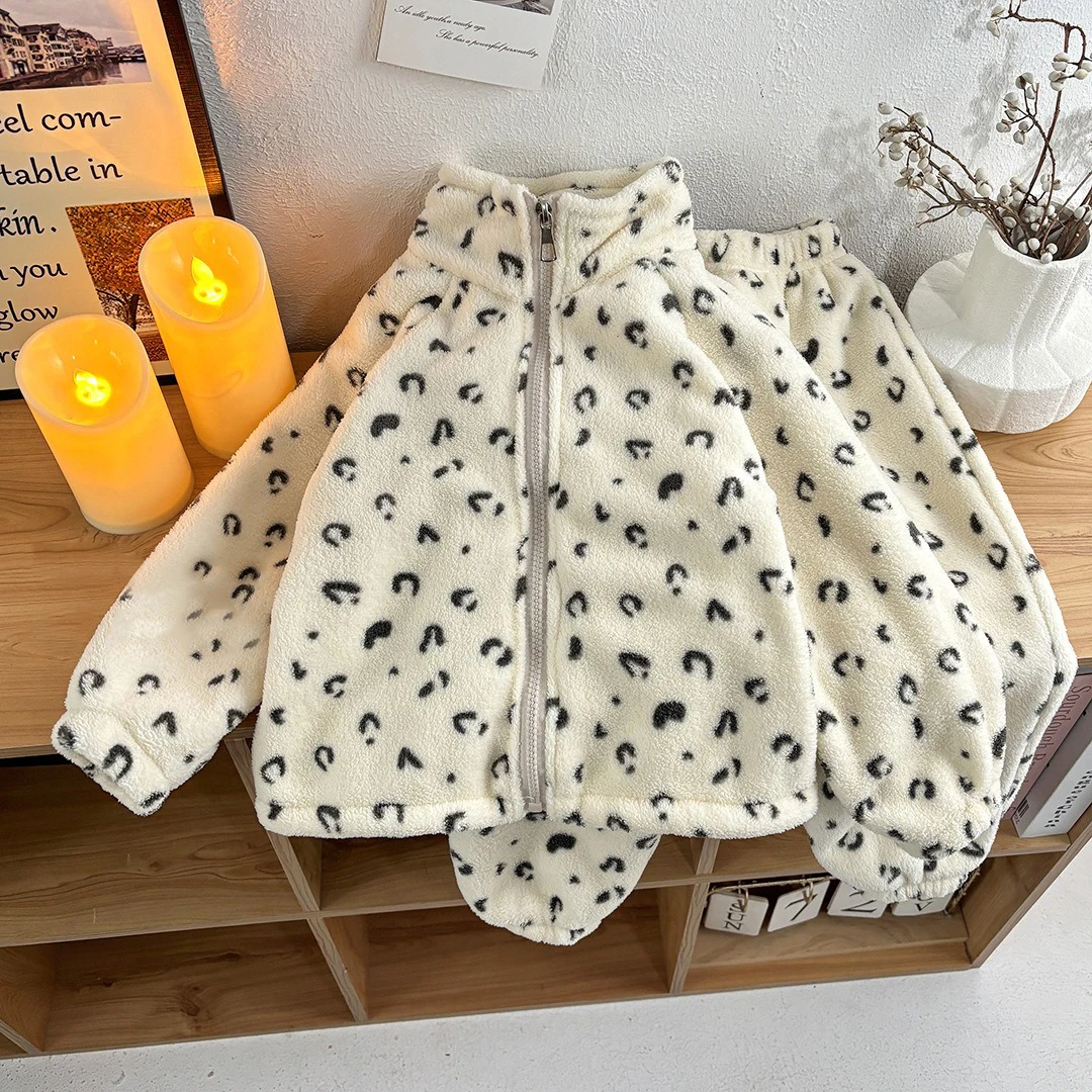 Ircomll 2pcs Kids Clothes Warm Fleece Thick Baby Clothes Girl Boy Loungewear Hooded Sweatshirt+Pants School Uniform Outfit 
Ircomll 2pcs Kids Clothes Warm Fleece Thick Baby Clothes Girl Boy Loungewear Hooded Sweatshirt+Pants School Uniform Outfit