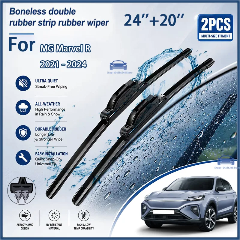 Front Wiper Blades For MG Marvel R 2021 - 2024 Windshield Windscreen Window Car Rain Brushes 24''+20'' Modification parts
Front Wiper Blades For MG Marvel R 2021 - 2024 Windshield Windscreen Window Car Rain Brushes 24''+20'' Modification parts