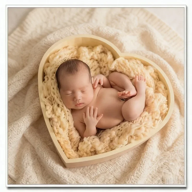 Baby Bed Set Heart Shape Box Vintage Wooden Basin Newborn Posing Gear Safe Photo Shooting Accessories For Newborn Portrait Props
Baby Bed Set Heart Shape Box Vintage Wooden Basin Newborn Posing Gear Safe Photo Shooting Accessories For Newborn Portrait Props