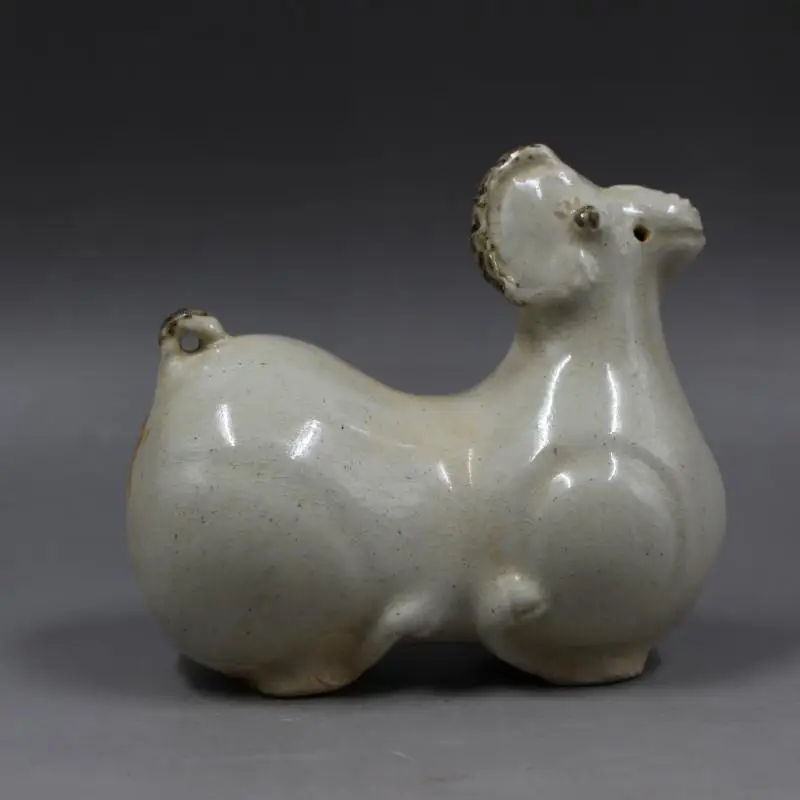 4.3" China Song Porcelain Lake Kiln Hacking 12 Zodiac Animal Sheep Statue
4.3" China Song Porcelain Lake Kiln Hacking 12 Zodiac Animal Sheep Statue