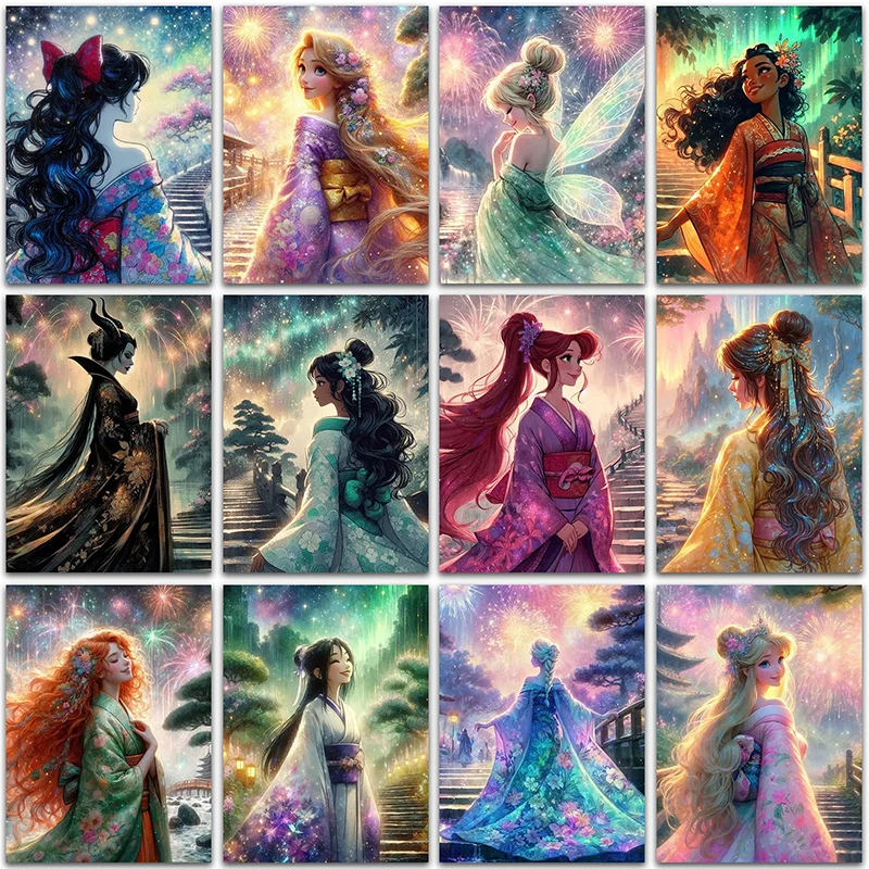 Disney Princess Diamond Painting Aurora Frozen Tinker Bell Mermaid Home Decor Full Square&Round mosaic embroidery Cross stitch 
Disney Princess Diamond Painting Aurora Frozen Tinker Bell Mermaid Home Decor Full Square&Round mosaic embroidery Cross stitch