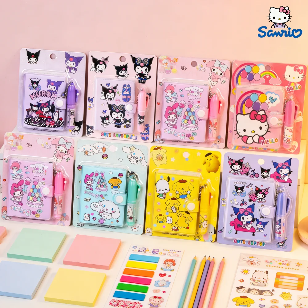 in shock Sanrio Hello Kitty Notebook, Stationery Set with Kuromi Portable Mini Diary Notepad for Students, School Supplies Gifts
in shock Sanrio Hello Kitty Notebook, Stationery Set with Kuromi Portable Mini Diary Notepad for Students, School Supplies Gifts