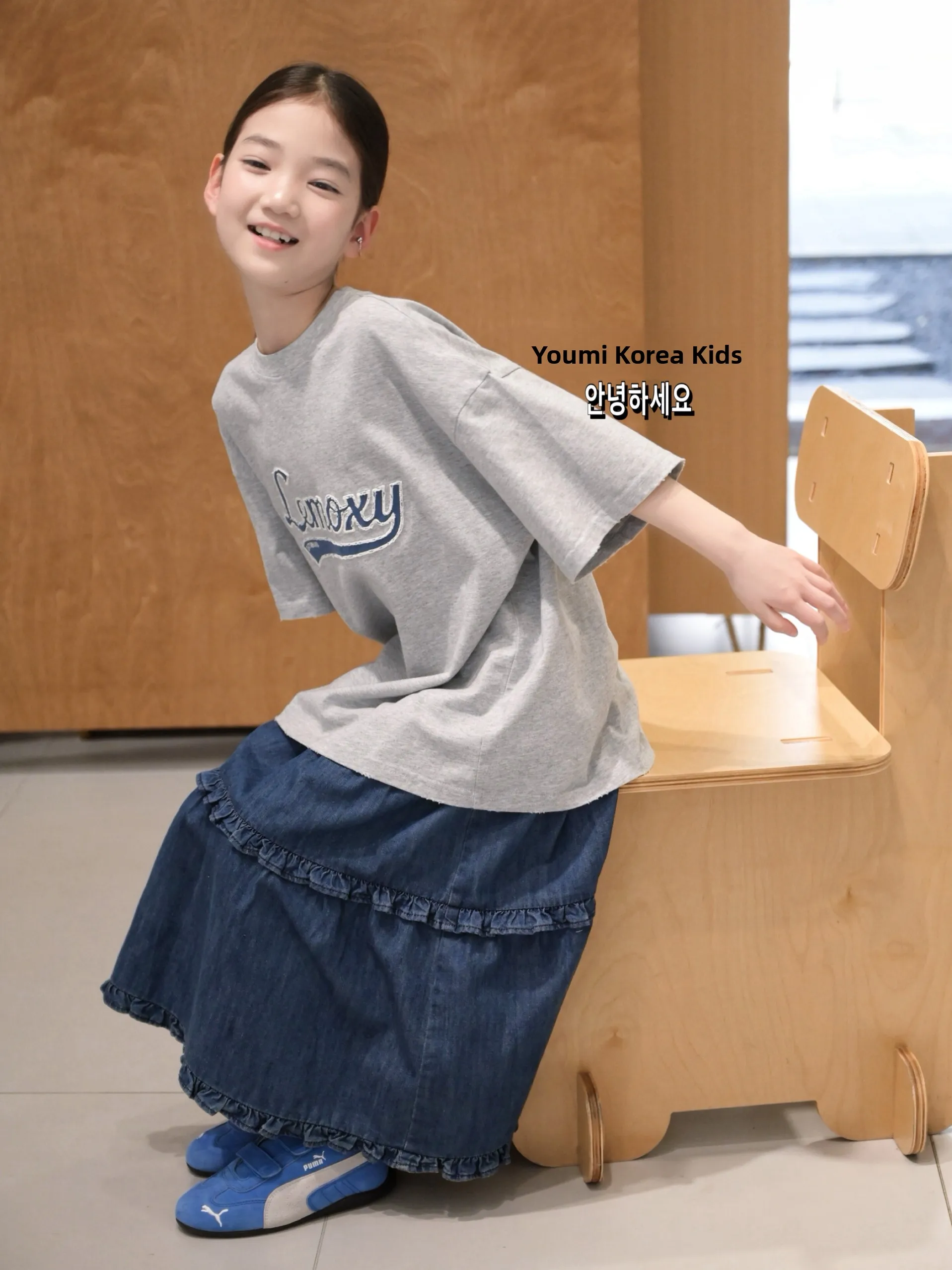 Trendy Children's Loose Korean Style Pure Cotton Short Sleeve T-Shirt Girls Fashionable Top round Neck Pullover Kids Clothing
Trendy Children's Loose Korean Style Pure Cotton Short Sleeve T-Shirt Girls Fashionable Top round Neck Pullover Kids Clothing