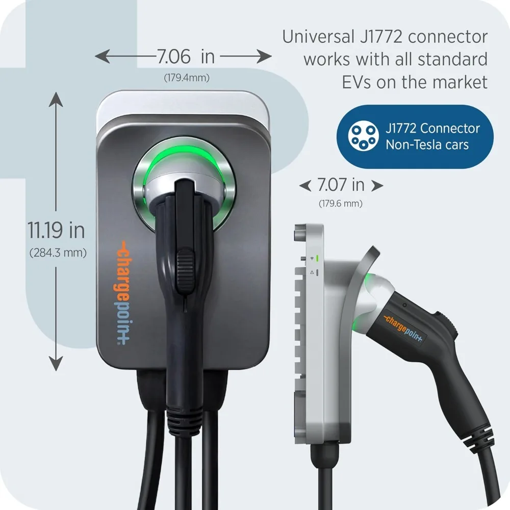 HomeFlex Level 2 EV Charger J1772, NEMA 14-50 for Electric Car - Fast Smart Battery Power Charging at Home
HomeFlex Level 2 EV Charger J1772, NEMA 14-50 for Electric Car - Fast Smart Battery Power Charging at Home