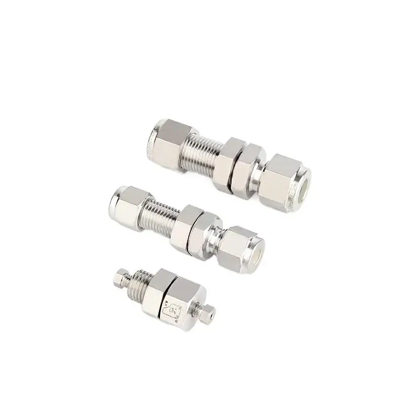 Stainless Steel 316 Ferrule Bulkhead Union Fitting - Two-Way Tube Connector
Stainless Steel 316 Ferrule Bulkhead Union Fitting - Two-Way Tube Connector