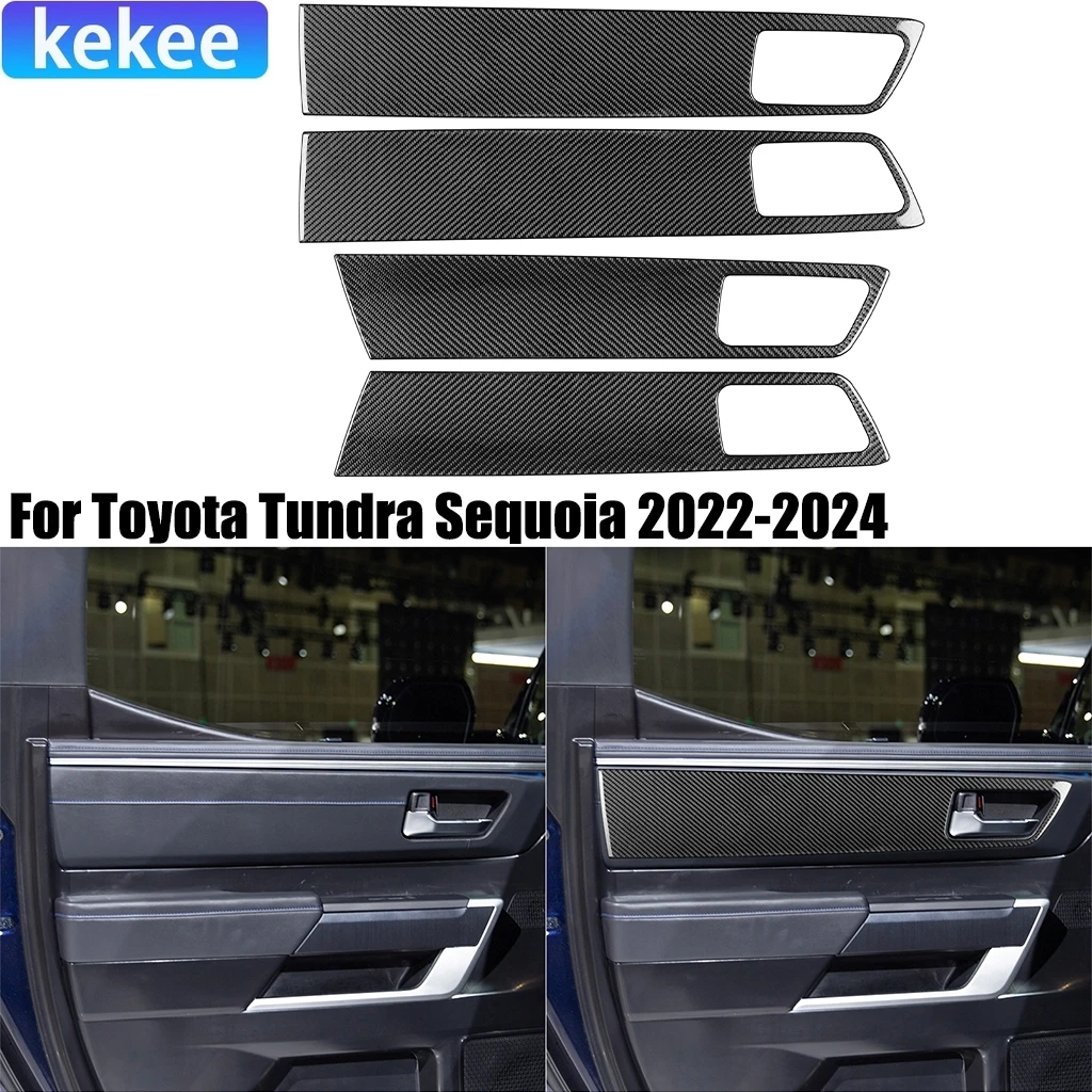 For Toyota Tundra Sequoia 2022-2024 Carbon Fiber Door Handle Panel Decorative Car Accessories Interior Cover Stickers Auto Trim
For Toyota Tundra Sequoia 2022-2024 Carbon Fiber Door Handle Panel Decorative Car Accessories Interior Cover Stickers Auto Trim