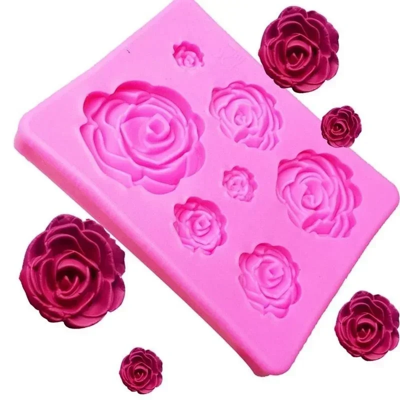Fashion Beautiful Rose Flower Shape Silicone Molds Candy Polymer Clay Mold Party Baking Wedding Cupcake Fondant Cake Decorating
Fashion Beautiful Rose Flower Shape Silicone Molds Candy Polymer Clay Mold Party Baking Wedding Cupcake Fondant Cake Decorating