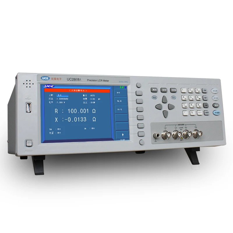 UCE High Frequency Digital LCR Meter UC2868A/UC2867/UC2866 with 7 inch Color TFT Screen 4 Parameter Display
UCE High Frequency Digital LCR Meter UC2868A/UC2867/UC2866 with 7 inch Color TFT Screen 4 Parameter Display