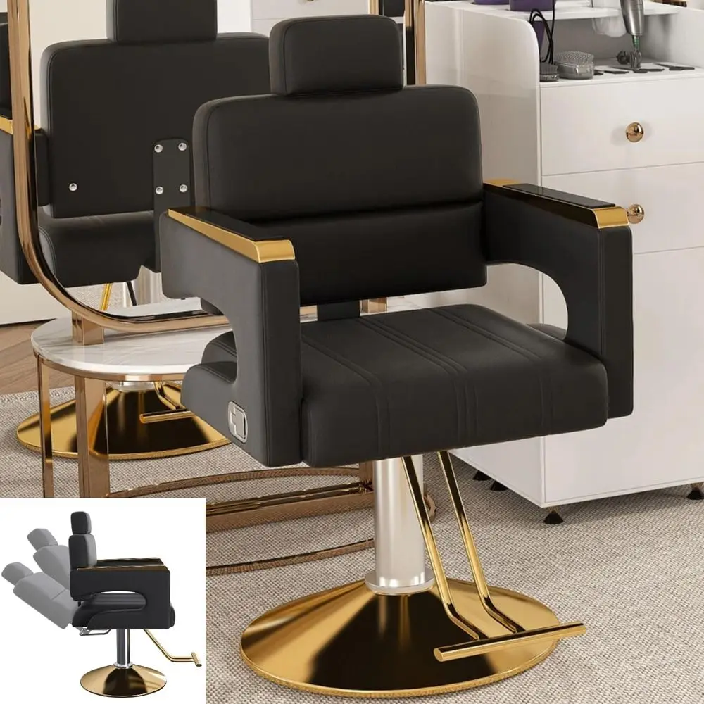 Прочное гидравлическое вращающееся парикмахерское кресло с подлокотниками, регулируемой высотой, максимальная нагрузка 330 фунтов, идеально подходит для салонов и стилистов.
Прочное гидравлическое вращающееся парикмахерское кресло с подлокотниками, регулируемой высотой, максимальная нагрузка 330 фунтов, идеально подходит для салонов и стилистов.