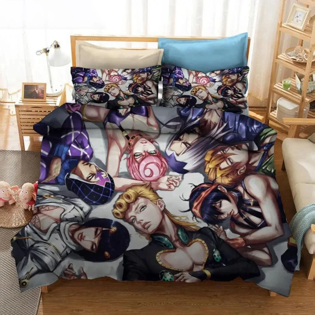 Аниме JoJo Bizarre Adventure Jotaro Kujo комплект постельного белья для мальчиков и девочек Twin Queen Size пододеяльник наволочка кровать для детей и взрослых
Аниме JoJo Bizarre Adventure Jotaro Kujo комплект постельного белья для мальчиков и девочек Twin Queen Size пододеяльник наволочка кровать для детей и взрослых