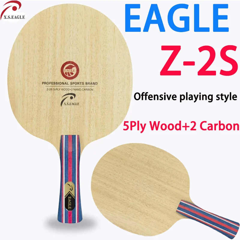 Теннисные ракетки Eagle Z-2S: тонкая ручка, основание из 5 слоев дерева + 2 слоя NANO Carbon, агрессивный стиль игры
Теннисные ракетки Eagle Z-2S: тонкая ручка, основание из 5 слоев дерева + 2 слоя NANO Carbon, агрессивный стиль игры