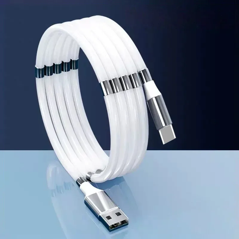 Magnet Charging Cable Magic Rope Self Winding Type C Micro USB Cable Cord Charge Data Cable For iphone Mobile Phone Charger Wire
Magnet Charging Cable Magic Rope Self Winding Type C Micro USB Cable Cord Charge Data Cable For iphone Mobile Phone Charger Wire