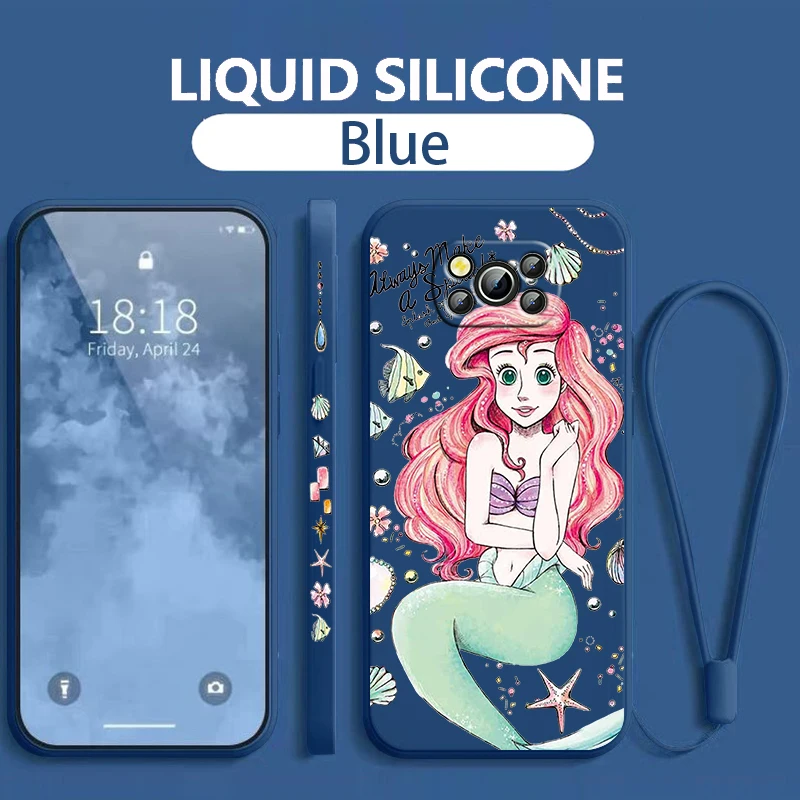Disney cute beautiful princess Xiaomi Poco Phone Case For X4 X3 F4 F3 NFC M5 M4 M3 GT S Pro 4G 5G Liquid Left Rope Cover
Disney cute beautiful princess Xiaomi Poco Phone Case For X4 X3 F4 F3 NFC M5 M4 M3 GT S Pro 4G 5G Liquid Left Rope Cover
