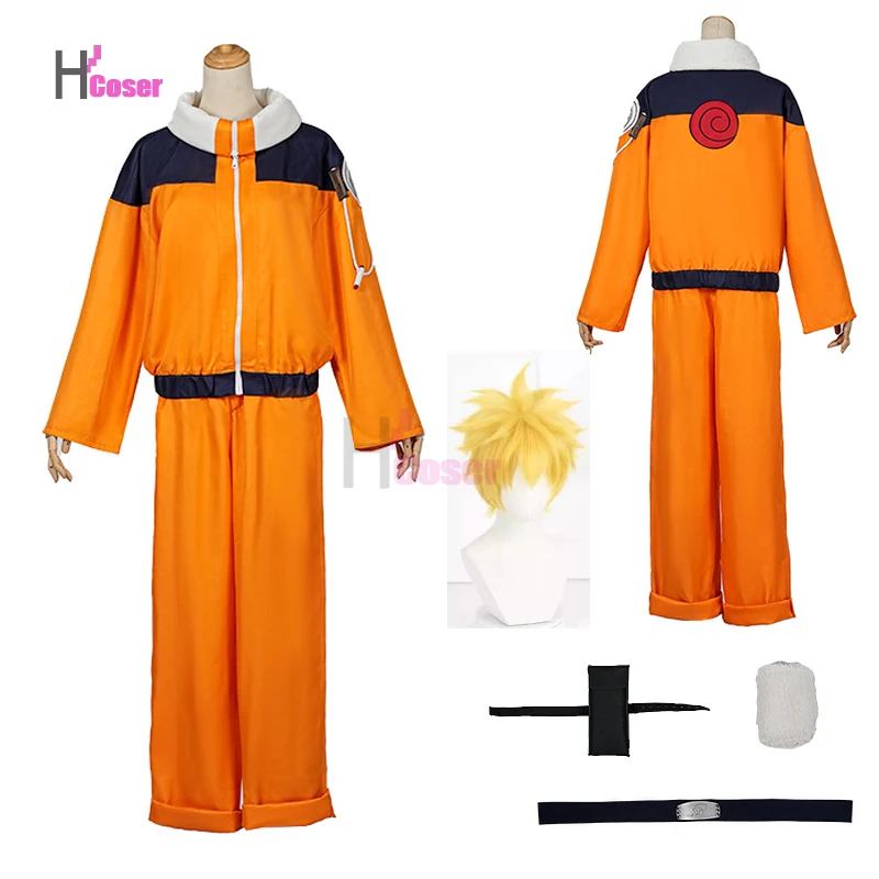 Uzumaki Cosplay Costume Orange Clothes with Headband & Kunai Pouch Pre-Shippuden Genin Ninja Outfit Blonde Wig Unisex Adult Hall
Uzumaki Cosplay Costume Orange Clothes with Headband & Kunai Pouch Pre-Shippuden Genin Ninja Outfit Blonde Wig Unisex Adult Hall