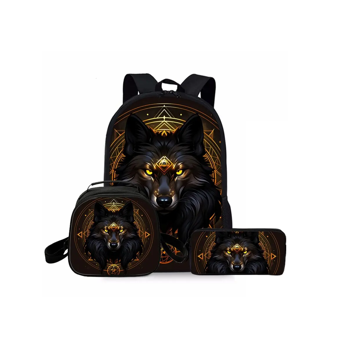 Constellation Wolf Three Piece Set Backpacks For Boy/Girls Best Gifts 3D Cartoon Waterproof Fashionable School Bag For Children
Constellation Wolf Three Piece Set Backpacks For Boy/Girls Best Gifts 3D Cartoon Waterproof Fashionable School Bag For Children