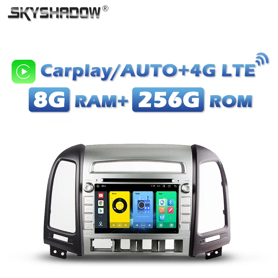 4G SIM беспроводной Carplay Auto Android 13.0 256G + 8G автомобильный DVD-плеер DSP GPS RDS радио WIFI Bluetooth для Hyundai Santa Fe 2005-2012
4G SIM беспроводной Carplay Auto Android 13.0 256G + 8G автомобильный DVD-плеер DSP GPS RDS радио WIFI Bluetooth для Hyundai Santa Fe 2005-2012