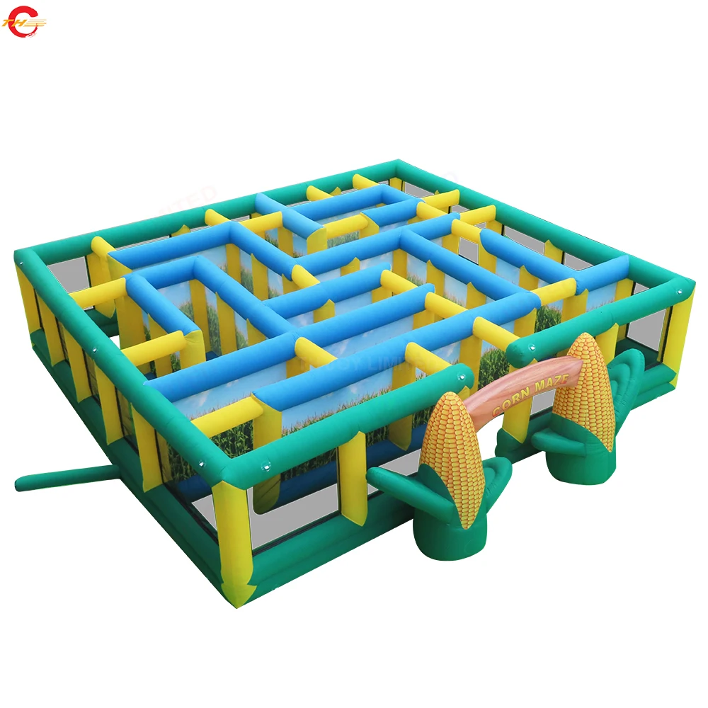 8x8x2mH Giant Corn Inflatable Maze Tag Haunt House for Farm Halloween Party Rental
8x8x2mH Giant Corn Inflatable Maze Tag Haunt House for Farm Halloween Party Rental