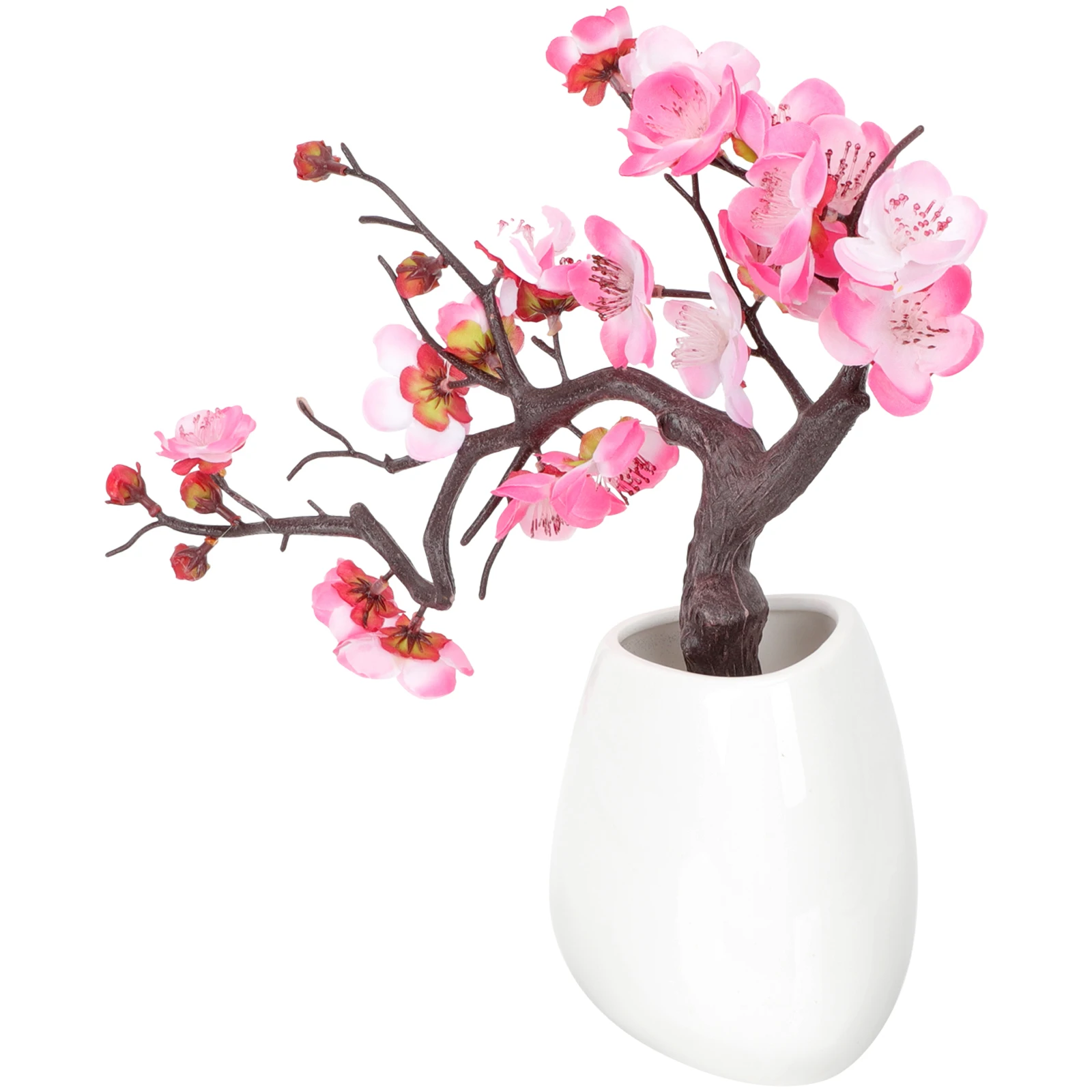 Artificial Plum Blossom Fake Plum Blossom Bonsai Pot Simulation Potted Flower Decorative Plant Home Office Decor 
Artificial Plum Blossom Fake Plum Blossom Bonsai Pot Simulation Potted Flower Decorative Plant Home Office Decor