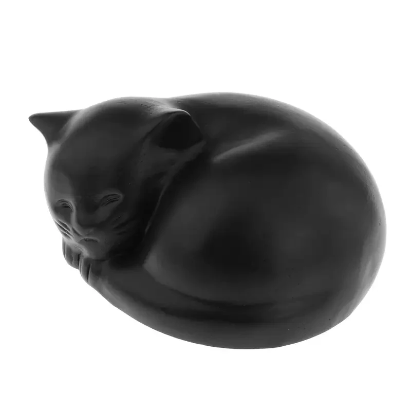Wooden Sleeping Cat Pet Cremation Urn Memorial Ash Holder Keepsake Box for Cats Dogs Animal Funeral Souvenir
Wooden Sleeping Cat Pet Cremation Urn Memorial Ash Holder Keepsake Box for Cats Dogs Animal Funeral Souvenir