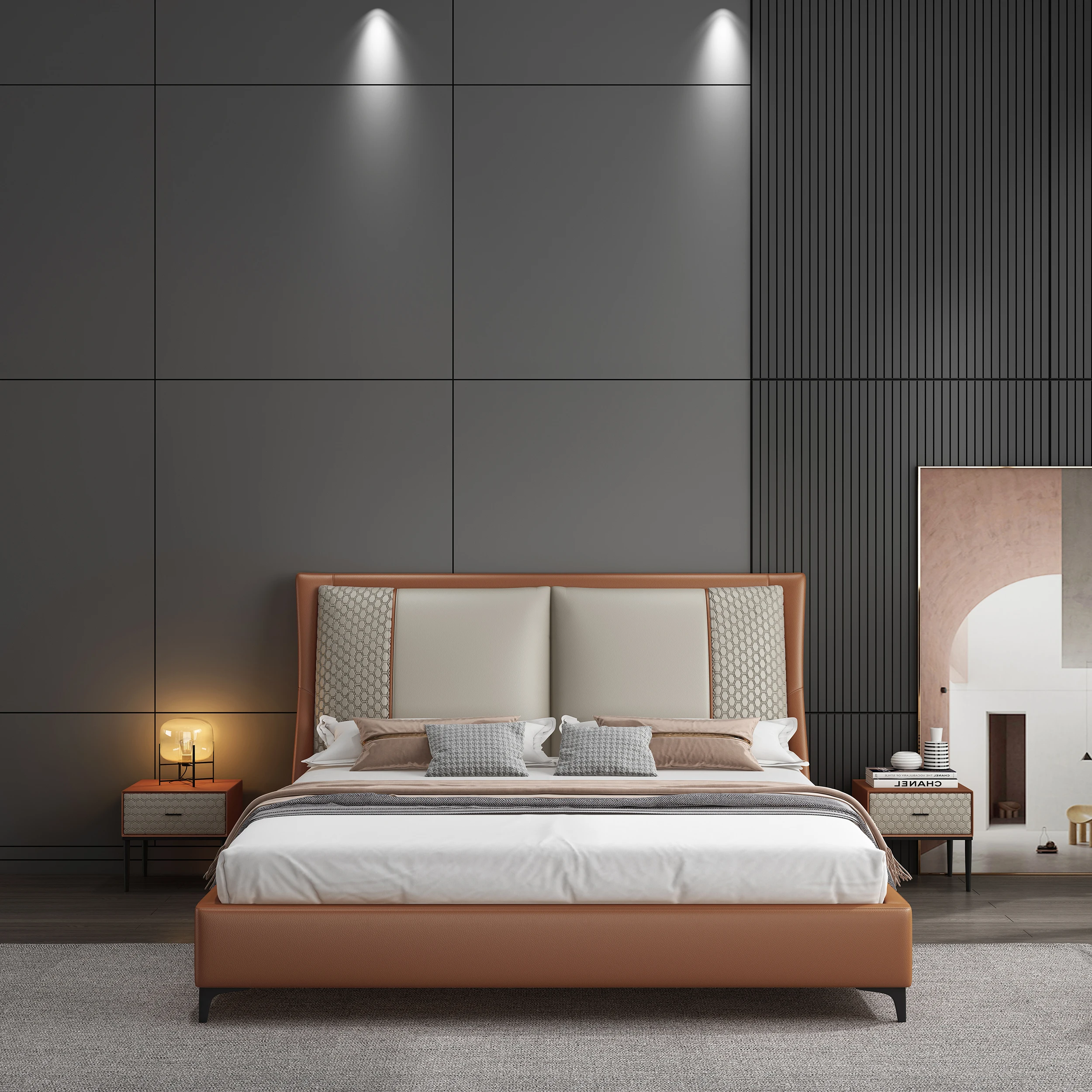 Мебель для спальни, каркас кровати размера «queen-size», современный дизайн, мягкий каркас двуспальной кровати, 1,8 м, итальянская кровать для спальни Masters по индивидуальному заказу
Мебель для спальни, каркас кровати размера «queen-size», современный дизайн, мягкий каркас двуспальной кровати, 1,8 м, итальянская кровать для спальни Masters по индивидуальному заказу