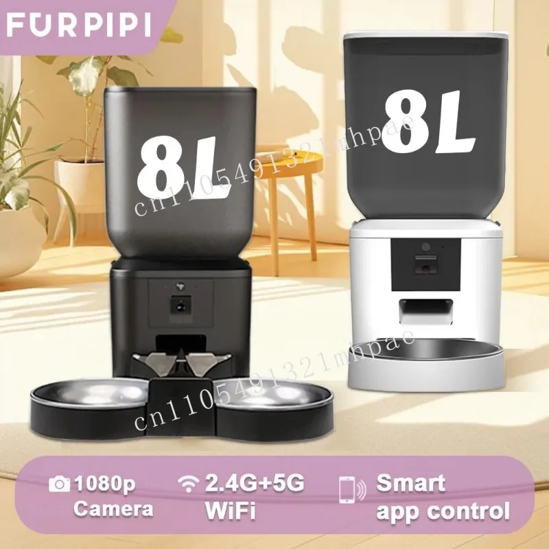 New 5G Automatic Cat Feeder With 1080p Camera Video WiFi Cat Food Dispenser Pet Smart Voice Recorder Remote Control Pet Auto Fee
New 5G Automatic Cat Feeder With 1080p Camera Video WiFi Cat Food Dispenser Pet Smart Voice Recorder Remote Control Pet Auto Fee