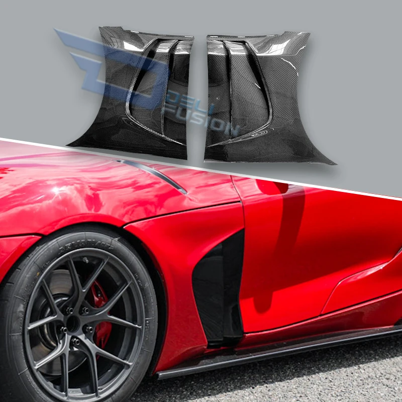 For 19+ Toyota GR Supra A90 INGS Spec Style Front Fender Duct (Must Fit With INGS Side Skirt) Car Exterior Modified Accessories
For 19+ Toyota GR Supra A90 INGS Spec Style Front Fender Duct (Must Fit With INGS Side Skirt) Car Exterior Modified Accessories