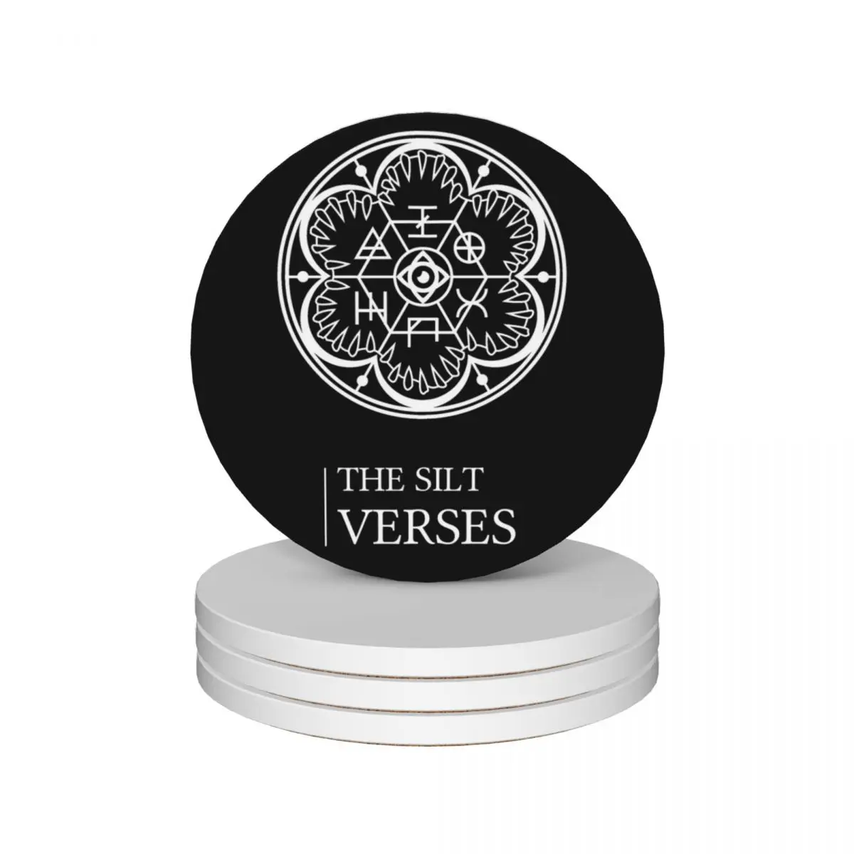Silt Verses - A darker twist on our logo Ceramic Coasters (Set of 4) coffee for drinks set Coasters
Silt Verses - A darker twist on our logo Ceramic Coasters (Set of 4) coffee for drinks set Coasters