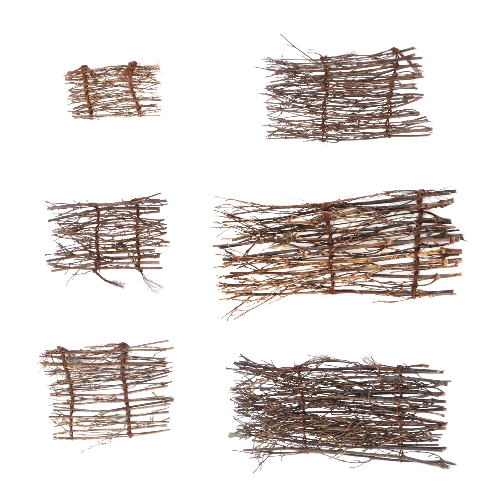 6PCS Mini Bamboo Fence Mat Decorations for Bonsai Micro Landscape Stylish Durable Garden Accessories Bright Space Bamboo
6PCS Mini Bamboo Fence Mat Decorations for Bonsai Micro Landscape Stylish Durable Garden Accessories Bright Space Bamboo