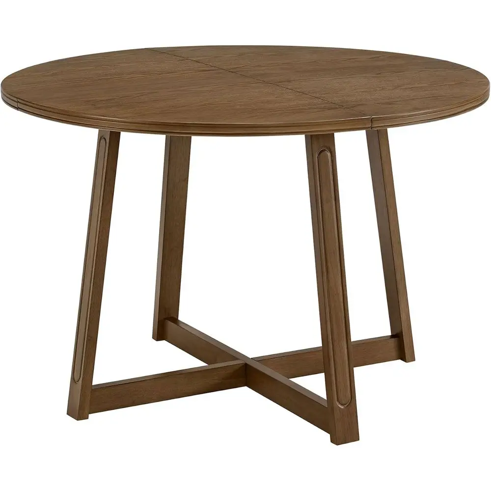 45 Round Weathered Oak Dining Table with Pedestal Base - Sturdy Solid Wooden Furniture for Home
45 Round Weathered Oak Dining Table with Pedestal Base - Sturdy Solid Wooden Furniture for Home