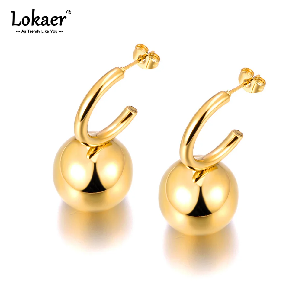 Серьги-кольца Lokaer E24125 женские из нержавеющей стали с полировочной поверхностью
Серьги-кольца Lokaer E24125 женские из нержавеющей стали с полировочной поверхностью
