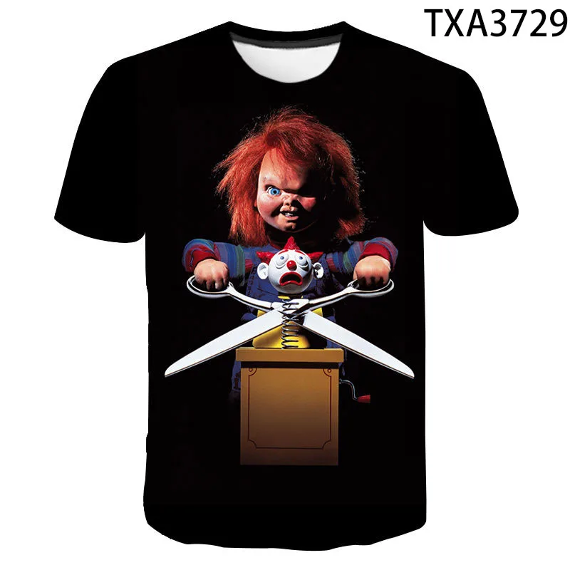 Kids Summer Bride of Chucky 3D Printed T-shirt Round Neck T Shirt Harajuku Streetwear Boys Girls Cool Tops Funny Design T-shirt
Kids Summer Bride of Chucky 3D Printed T-shirt Round Neck T Shirt Harajuku Streetwear Boys Girls Cool Tops Funny Design T-shirt