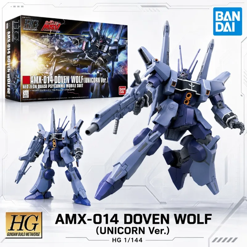 Bandai Genuine HG 1/144 AMX-014 Doven Wolf Unicorn Ver Mobile Suit Assembly Model Kits Action Figures Toy
Bandai Genuine HG 1/144 AMX-014 Doven Wolf Unicorn Ver Mobile Suit Assembly Model Kits Action Figures Toy