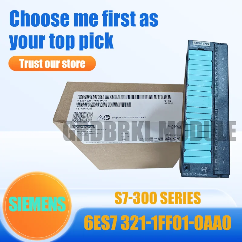 New Original SIEMENS 6ES7321-1FF01-0AA0 6ES7 321-1FF01-0AA0 SIMATIC S7-300 SM321 Digital Input Module
New Original SIEMENS 6ES7321-1FF01-0AA0 6ES7 321-1FF01-0AA0 SIMATIC S7-300 SM321 Digital Input Module