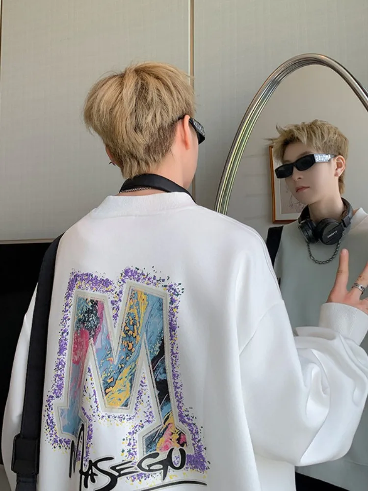 Youth round Neck Sweatshirt Men Spring Autumn American Retro Oversize Couple Jacket Heavyweight Hardwearing Top Men
Youth round Neck Sweatshirt Men Spring Autumn American Retro Oversize Couple Jacket Heavyweight Hardwearing Top Men