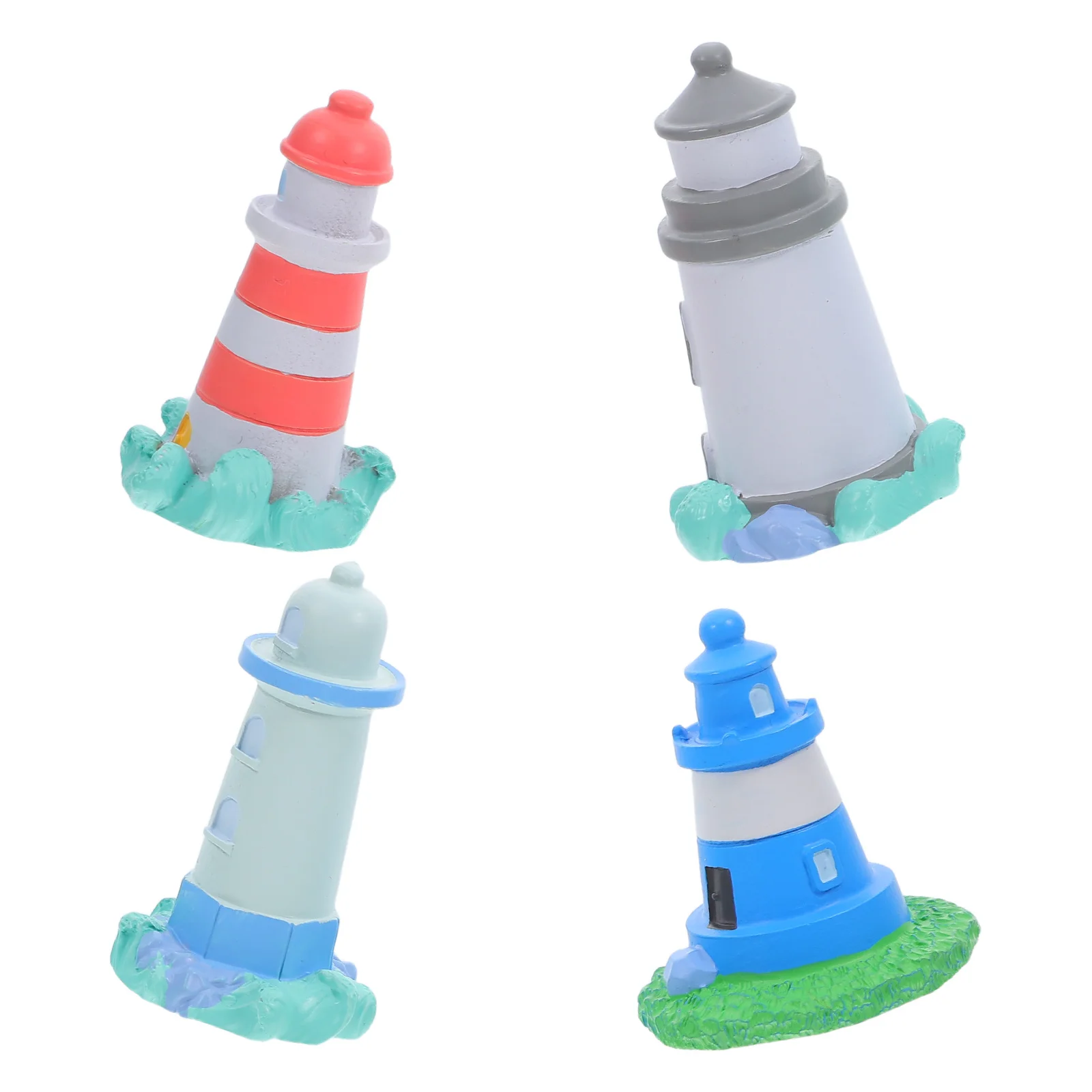 4Pcs Nautical Lighthouse Decorations Mediterranean Style Mini Resin Sculptures Tabletop Coastal Home Decor
4Pcs Nautical Lighthouse Decorations Mediterranean Style Mini Resin Sculptures Tabletop Coastal Home Decor