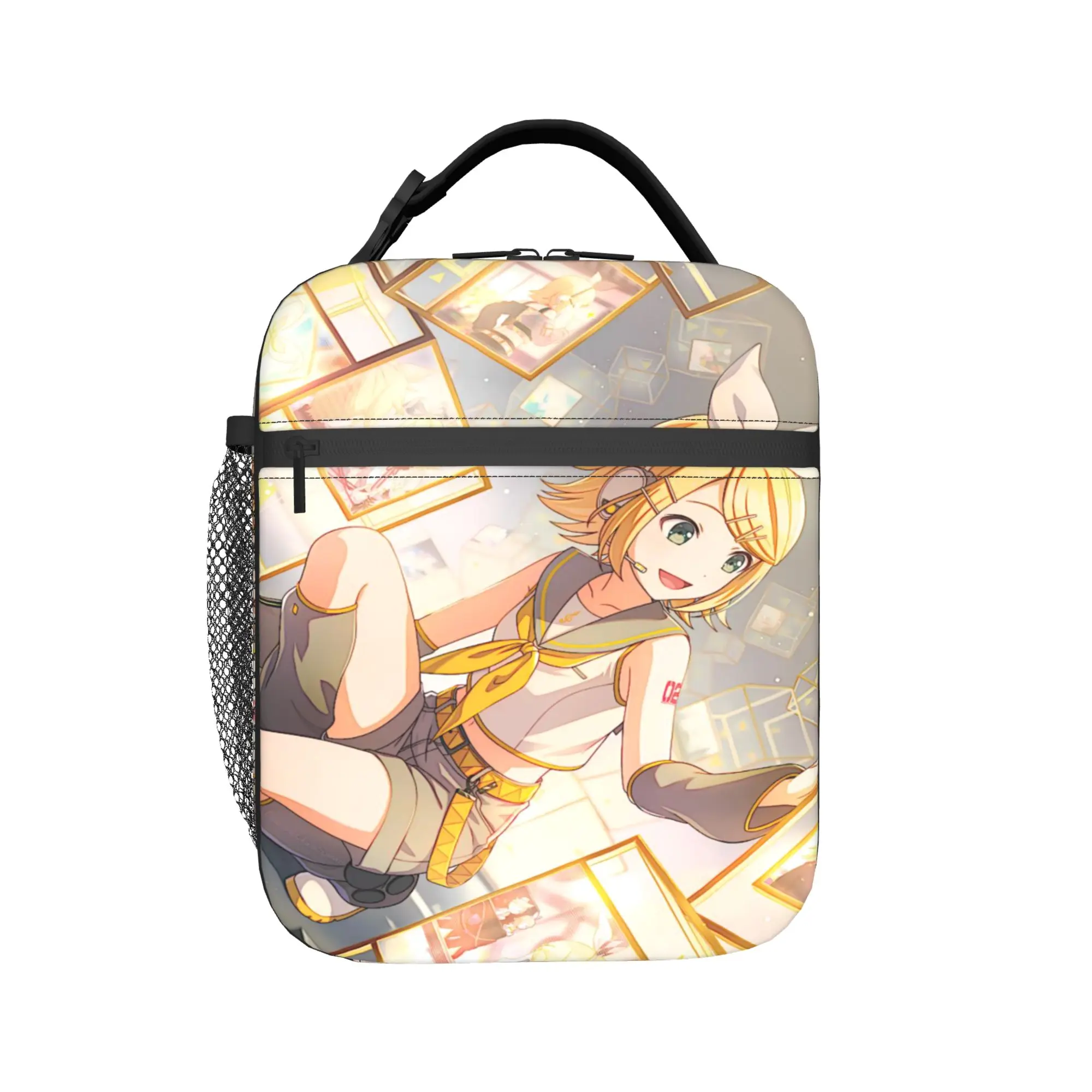 Kagamine Rin Len Insulated Lunch Bags for Men Women Food Container Bags Portable Thermal Cooler Lunch Boxes For Travel
Kagamine Rin Len Insulated Lunch Bags for Men Women Food Container Bags Portable Thermal Cooler Lunch Boxes For Travel