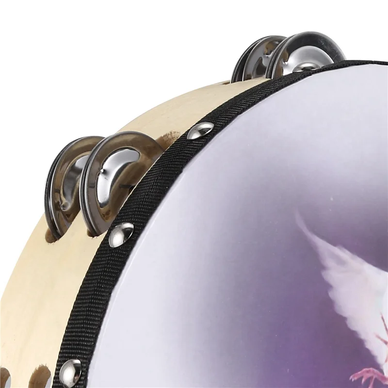 YHOLI-4Pcs 10 Inch Wooden Tambourine Pigeon Bible Music Percussion Instrument Tambourine Double Tambourine
YHOLI-4Pcs 10 Inch Wooden Tambourine Pigeon Bible Music Percussion Instrument Tambourine Double Tambourine