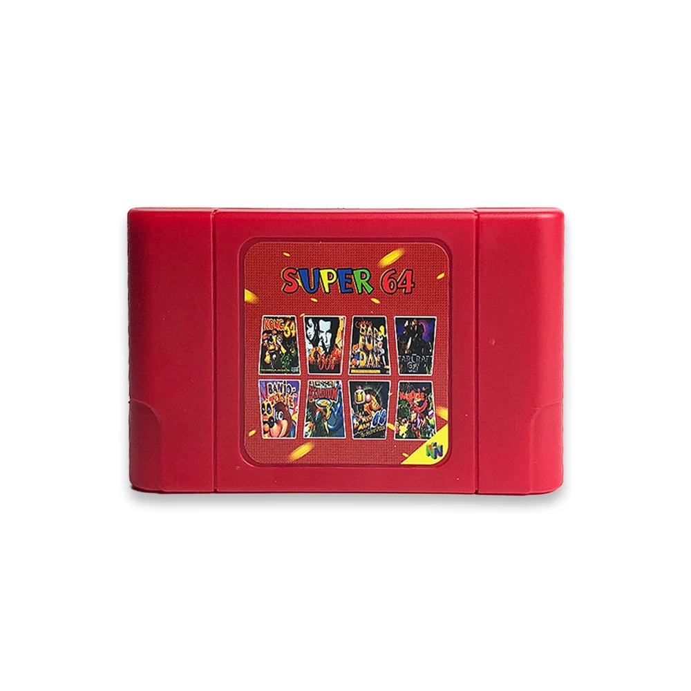 Super 64 Game Card 340 in 1 Game N64 Cartridge for N64 Video Game Console Region Free With 16G card for Nintendo
Super 64 Game Card 340 in 1 Game N64 Cartridge for N64 Video Game Console Region Free With 16G card for Nintendo