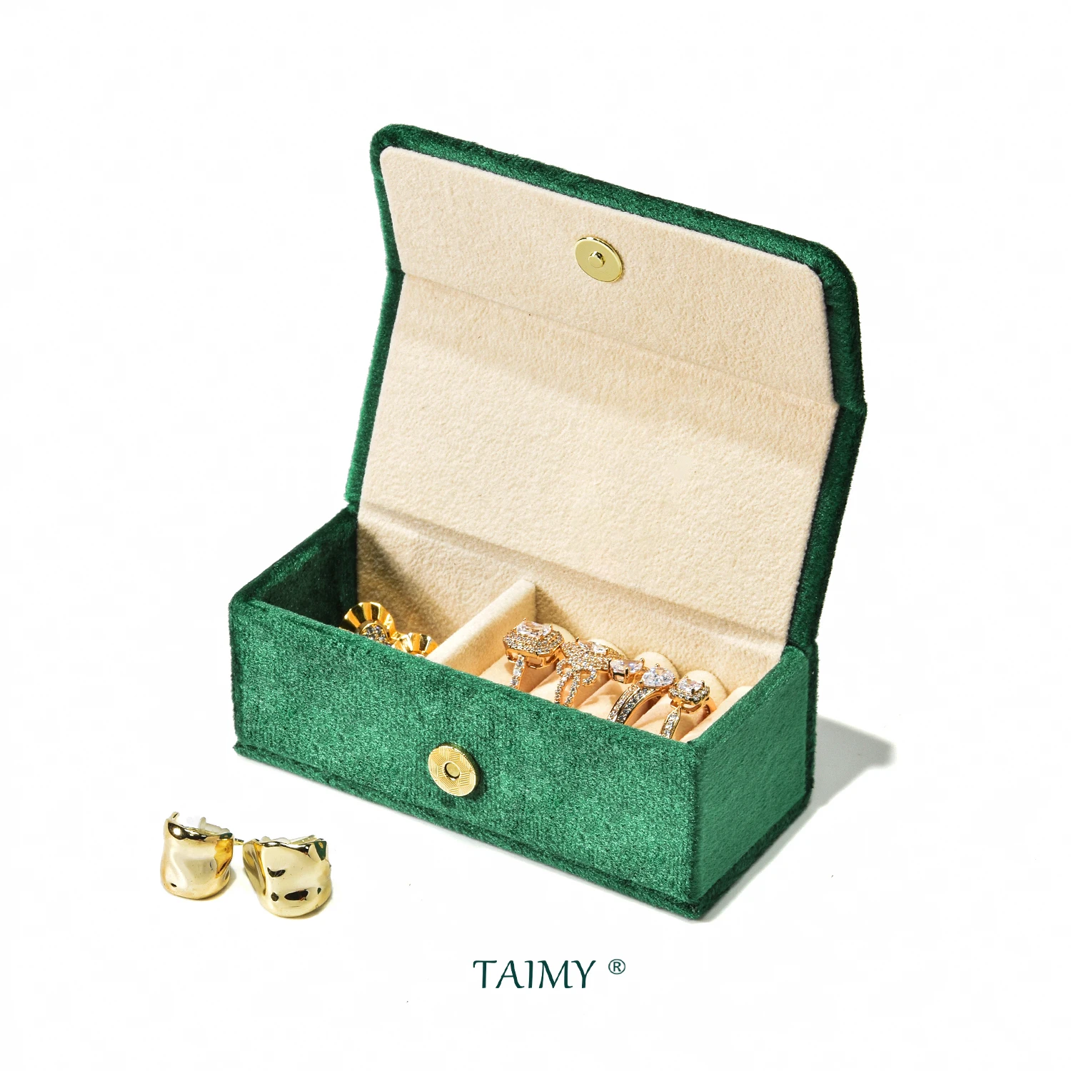 Портативная бархатная шкатулка для украшений TAIMY с магнитной застежкой, дорожный органайзер для колец и серег, персонализированная шкатулка для украшений с возможностью нанесения логотипа
Портативная бархатная шкатулка для украшений TAIMY с магнитной застежкой, дорожный органайзер для колец и серег, персонализированная шкатулка для украшений с возможностью нанесения логотипа