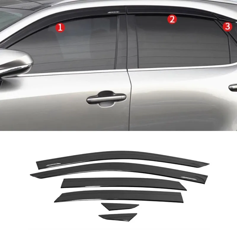 car accessories For Lexus RX 350 350h 450 550 h 2023 2024 2025 black silvery Window Visor Vent Shades Sun Rain 6PCS
car accessories For Lexus RX 350 350h 450 550 h 2023 2024 2025 black silvery Window Visor Vent Shades Sun Rain 6PCS
