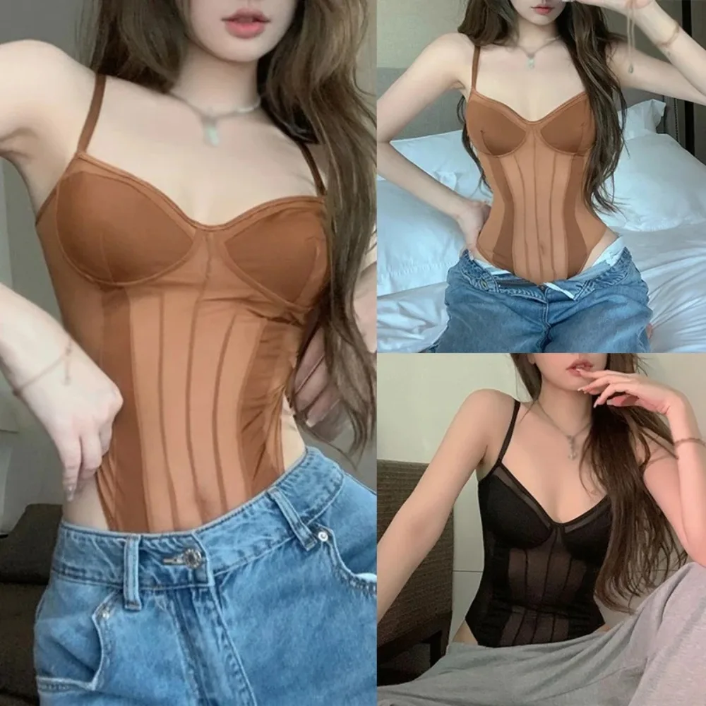 2025 Summer Women Jumpsuit Sexy Mesh Slim Fit One Piece Playsuit with Suspender Casual Beach Party Wear Romper for Women
2025 Summer Women Jumpsuit Sexy Mesh Slim Fit One Piece Playsuit with Suspender Casual Beach Party Wear Romper for Women